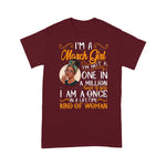 I'm A March Girl Black Women Pisces Birthday Shirt African American Birthday Shirts - Scotstee Shop