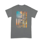 Scotstee Shop - I'm A Simple Woman American Flag Dog Flip Flops Beer Lovers 4th Of July Shirt