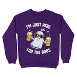 I'm Just Here For The Boos Halloween womens halloween sweatshirts halloween sweatshirt plus size - Scotstee Shop
