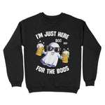 I'm Just Here For The Boos Halloween womens halloween sweatshirts halloween sweatshirt plus size - Scotstee Shop