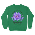 In November We Wear Periwinkle For Stomach Cancer Awareness Breast Cancer Awareness Sweatshirt - Scotstee Shop