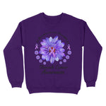 In November We Wear Periwinkle For Stomach Cancer Awareness Breast Cancer Awareness Sweatshirt - Scotstee Shop