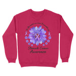 In November We Wear Periwinkle For Stomach Cancer Awareness Breast Cancer Awareness Sweatshirt - Scotstee Shop
