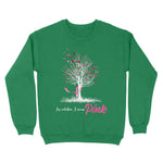 In October We Wear Pink Tree Breast Cancer Awareness Sweatshirt - Scotstee Shop