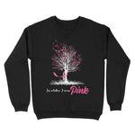 In October We Wear Pink Tree Breast Cancer Awareness Sweatshirt - Scotstee Shop