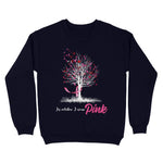 In October We Wear Pink Tree Breast Cancer Awareness Sweatshirt - Scotstee Shop