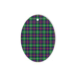 Inglis Tartan Oval Ornaments, Christmas Tree Ornament, Plaid Christmas Ornaments, Ceramic Oval Christmas Tree Decoration, Tartan Oval Ornaments, Christmas Tree Ornament, Plaid Christmas Ornaments, Ceramic Oval Christmas Tree Decoration