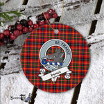 Innes Scottish Clan Badge Plaid Ornament Gift. Christmas Tree Ornament Innes Clan Tartan Ornament Great Christmas Ornaments Gift - Scotstee Shop