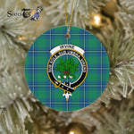 Irvine Scottish Clan Plaid Ornament Gift. Christmas Tree Ornament Irvine Clan Tartan Ornament Great Christmas Ornaments Gift - Scotstee Shop