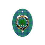 Irvine Scottish Clan Plaid Ornament Gift. Christmas Tree Ornament Irvine Clan Tartan Ornament,  ceramic ornament, personalized christmas ornaments, christmas tree ornaments, christmas door decorations, Plaid Ornament, Tartan Ceramic Ornament