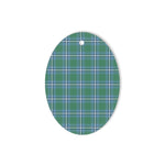 Irvine Tartan Oval Ornaments, Christmas Tree Ornament, Plaid Christmas Ornaments, Ceramic Oval Christmas Tree Decoration, Tartan Oval Ornaments, Christmas Tree Ornament, Plaid Christmas Ornaments, Ceramic Oval Christmas Tree Decoration