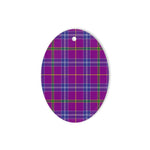Jackson Tartan Oval Ornaments, Christmas Tree Ornament, Plaid Christmas Ornaments, Ceramic Oval Christmas Tree Decoration, Tartan Oval Ornaments, Christmas Tree Ornament, Plaid Christmas Ornaments, Ceramic Oval Christmas Tree Decoration