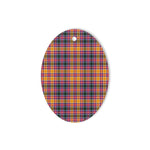 Jacobite Tartan Oval Ornaments, Christmas Tree Ornament, Plaid Christmas Ornaments, Ceramic Oval Christmas Tree Decoration, Tartan Oval Ornaments, Christmas Tree Ornament, Plaid Christmas Ornaments, Ceramic Oval Christmas Tree Decoration