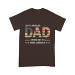 Just A Regular Dad Trying Not To Raise Liberals Father's Day Shirt 4th Of July Shirt - Scotstee Shop