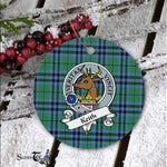 Keith Scottish Clan Badge Plaid Ornament Gift. Christmas Tree Ornament Keith Clan Tartan Ornament Great Christmas Ornaments Gift - Scotstee Shop