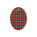 Kerr Ancient Tartan Oval Ornaments, Christmas Tree Ornament, Plaid Christmas Ornaments, Ceramic Oval Christmas Tree Decoration, Tartan Oval Ornaments, Christmas Tree Ornament, Plaid Christmas Ornaments, Ceramic Oval Christmas Tree Decoration