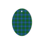 Kerr Hunting Tartan Oval Ornaments, Christmas Tree Ornament, Plaid Christmas Ornaments, Ceramic Oval Christmas Tree Decoration, Tartan Oval Ornaments, Christmas Tree Ornament, Plaid Christmas Ornaments, Ceramic Oval Christmas Tree Decoration