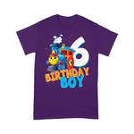 Kids 6th Birthday Train Boys Girls 6 Years Old I'm Six Gift Birthday Shirt - Scotstee Shop