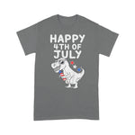 Kids Happy 4th Of July T Rex Patriotic Funny Toddler Boys Kids 4th Of July Shirt - Scotstee Shop
