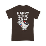 Kids Happy 4th Of July T Rex Patriotic Funny Toddler Boys Kids 4th Of July Shirt - Scotstee Shop