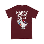 Kids Happy 4th Of July T Rex Patriotic Funny Toddler Boys Kids 4th Of July Shirt - Scotstee Shop