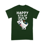 Kids Happy 4th Of July T Rex Patriotic Funny Toddler Boys Kids 4th Of July Shirt - Scotstee Shop