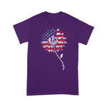 Scotstee Shop - Kindness Sunflower USA Flag 4th of July Shirt Patriotic Flower Shirt