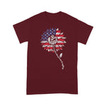 Scotstee Shop - Kindness Sunflower USA Flag 4th of July Shirt Patriotic Flower Shirt