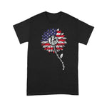 Scotstee Shop - Kindness Sunflower USA Flag 4th of July Shirt Patriotic Flower Shirt