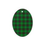Kinloch Tartan Oval Ornaments, Christmas Tree Ornament, Plaid Christmas Ornaments, Ceramic Oval Christmas Tree Decoration, Tartan Oval Ornaments, Christmas Tree Ornament, Plaid Christmas Ornaments, Ceramic Oval Christmas Tree Decoration