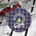 Kinnaird Scottish Clan Badge Plaid Ornament Gift. Christmas Tree Ornament Kinnaird Clan Tartan Ornament Great Christmas Ornaments Gift - Scotstee Shop