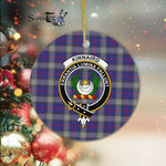 Kinnaird Scottish Clan Plaid Ornament Gift. Christmas Tree Ornament Kinnaird Clan Tartan Ornament Great Christmas Ornaments Gift - Scotstee Shop