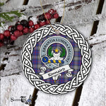 Kinnaird Tartan Ornament,  ceramic ornament, personalized christmas ornaments, christmas tree ornaments, christmas door decorations, Plaid Ornament, Tartan Ceramic Ornament