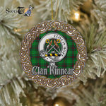 Kinnear Celtic Circle Plaid Ornament Gift. Christmas Tree Ornament Tartan Ornament Great Christmas Ornaments Gift - Scotstee Shop
