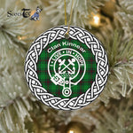 Kinnear Clan Tartan Crest Badge Plaid Ornament Gift. Christmas Tree Ornament Tartan Ornament Great Christmas Ornaments Gift - Scotstee Shop