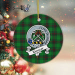 Kinnear Scottish Clan Badge Plaid Ornament Gift. Christmas Tree Ornament Kinnear Clan Tartan Ornament Great Christmas Ornaments Gift - Scotstee Shop