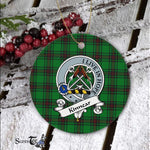 Kinnear Scottish Clan Badge Plaid Ornament Gift. Christmas Tree Ornament Kinnear Clan Tartan Ornament Great Christmas Ornaments Gift - Scotstee Shop