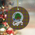 Kinninmont Scottish Clan Badge Plaid Ornament Gift. Christmas Tree Ornament Kinninmont Clan Tartan Ornament Great Christmas Ornaments Gift - Scotstee Shop