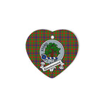 Kinninmont Scottish Clan Badge Plaid Christmas Ornaments Gift Heart Ornament Kinninmont Clan Tartan Ornaments, Plaid Ornament, christmas Ornament, plaid christmas ornament