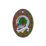 Kinninmont Scottish Clan Badge Plaid Ornament Gift. Christmas Tree Ornament Kinninmont Tartan Ornament,  ceramic ornament, personalized christmas ornaments, christmas tree ornaments, christmas door decorations, Plaid Ornament, Tartan Ceramic Ornament