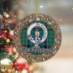 Kirkpatrick Celtic Circle Plaid Ornament Gift. Christmas Tree Ornament Tartan Ornament Great Christmas Ornaments Gift - Scotstee Shop