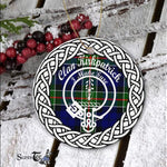 Kirkpatrick Clan tartan Crest Plaid Ornament Gift. Christmas Tree Ornament Tartan Ornament Great Christmas Ornaments Gift - Scotstee Shop