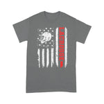 Scotstee Shop - Lacrosse American Flag Distressed 4th Of July Shirt