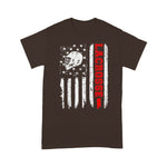 Scotstee Shop - Lacrosse American Flag Distressed 4th Of July Shirt