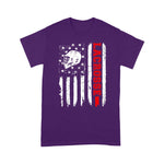 Scotstee Shop - Lacrosse American Flag Distressed 4th Of July Shirt