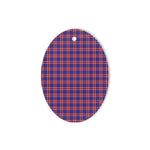 Laing Of Archiestown Tartan Oval Ornaments, Christmas Tree Ornament, Plaid Christmas Ornaments, Ceramic Oval Christmas Tree Decoration, Tartan Oval Ornaments, Christmas Tree Ornament, Plaid Christmas Ornaments, Ceramic Oval Christmas Tree Decoration