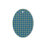 Laing Tartan Oval Ornaments, Christmas Tree Ornament, Plaid Christmas Ornaments, Ceramic Oval Christmas Tree Decoration, Tartan Oval Ornaments, Christmas Tree Ornament, Plaid Christmas Ornaments, Ceramic Oval Christmas Tree Decoration