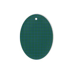 Lammie Tartan Oval Ornaments, Christmas Tree Ornament, Plaid Christmas Ornaments, Ceramic Oval Christmas Tree Decoration, Tartan Oval Ornaments, Christmas Tree Ornament, Plaid Christmas Ornaments, Ceramic Oval Christmas Tree Decoration