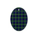 Lamont Modern Tartan Oval Ornaments, Christmas Tree Ornament, Plaid Christmas Ornaments, Ceramic Oval Christmas Tree Decoration, Tartan Oval Ornaments, Christmas Tree Ornament, Plaid Christmas Ornaments, Ceramic Oval Christmas Tree Decoration
