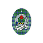 Learmonth Scottish Clan Badge Plaid Ornament Gift. Christmas Tree Ornament Learmonth Tartan Ornament,  ceramic ornament, personalized christmas ornaments, christmas tree ornaments, christmas door decorations, Plaid Ornament, Tartan Ceramic Ornament